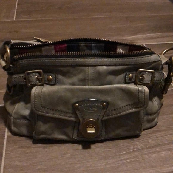 Coach Bags Light Green Leather Coach Purse Poshmark